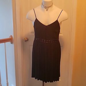 Made for Impulse Black Boho Sundress w/ Diamond Cutouts